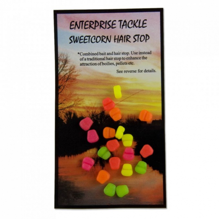 PORUMB OPRITOR ENTERPRISE TACKLE SWEETCORN HAIR STOPS GALBEN 20BUC [1]