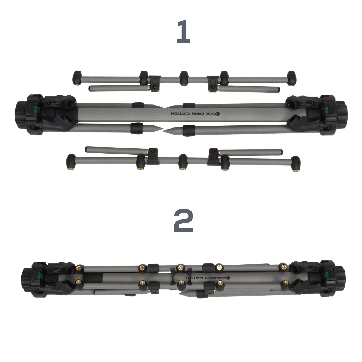 Rod Pod Golden Catch Compact, 4 Posturi [1]