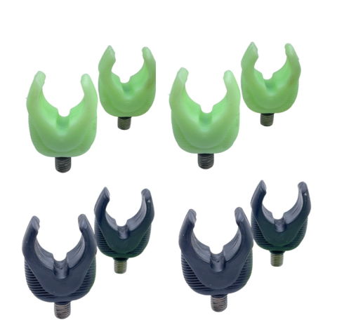 Suporturi metalice - SET 4 SUPORTI TIP U SPATE, M Verde Fluo