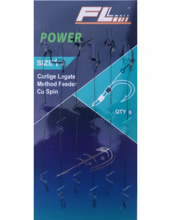 Monturi crap - SET RIGURI FL POWER METHOD FEEDER CU SPIN 7MM