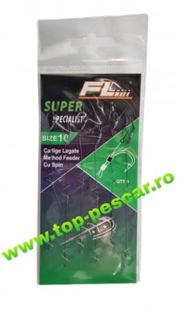 Monturi crap - SET RIGURI SUPER METHOD FEEDER CU SPIN 7mm