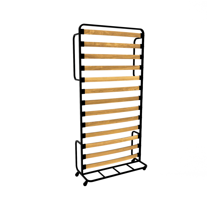 pat rabatabil pe perete cu lamele lemn [5]