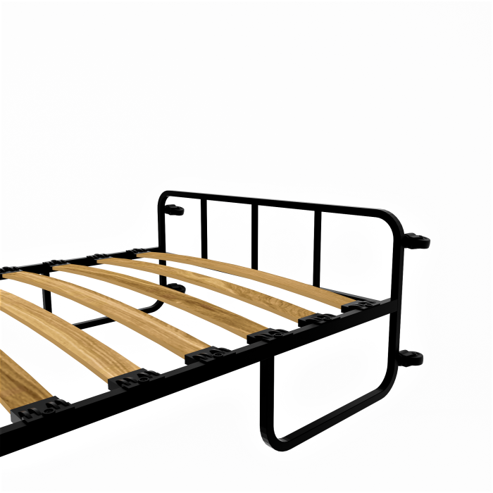 pat rabatabil pe perete cu lamele lemn [4]