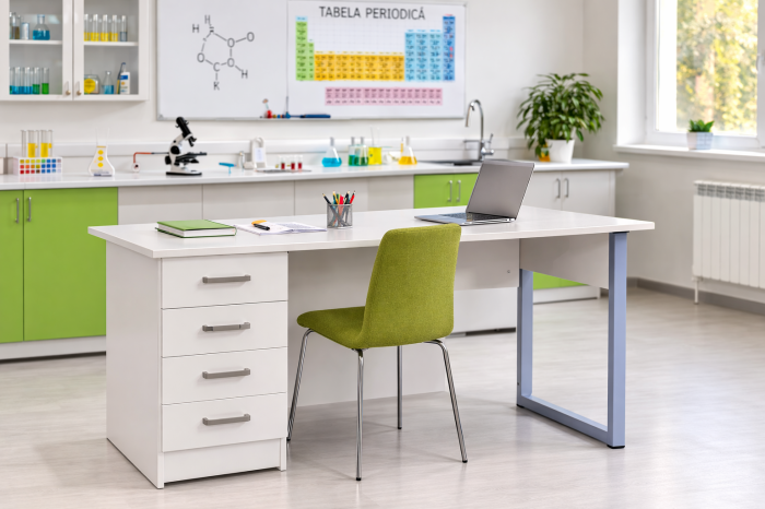 Set catedră laborator profesor cu scaun tapitat [4]