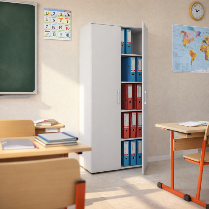 Dulap materiale didactice cu rafturi pentru bibliorafturi [5]