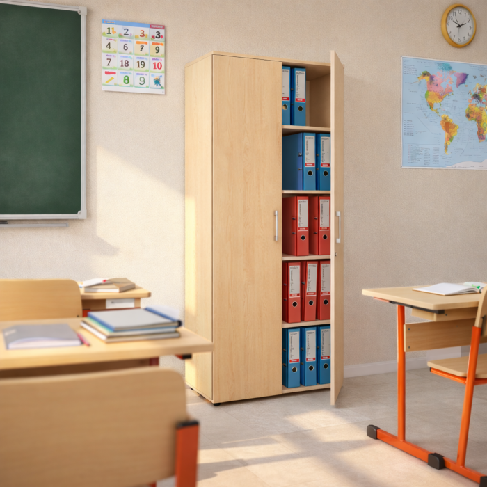 Dulap materiale didactice cu rafturi pentru bibliorafturi [3]