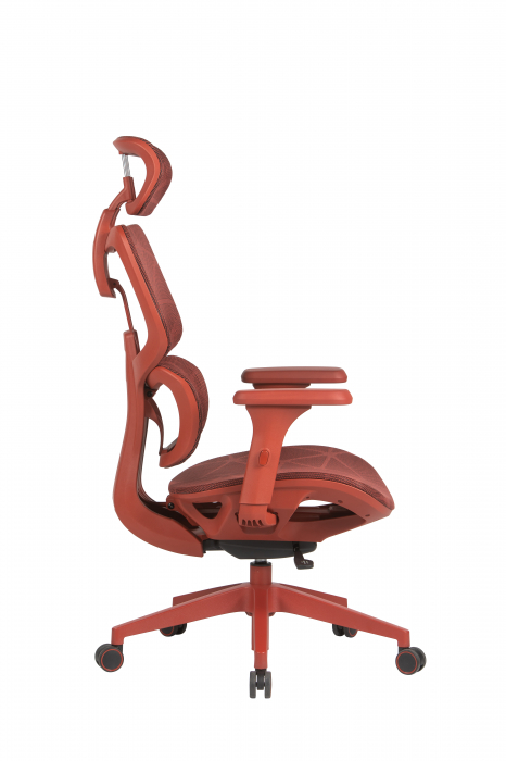 Scaun ergonomic HumanTECH rosu [3]