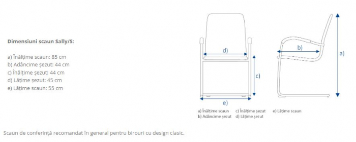 Scaun vizitator model sally [4]