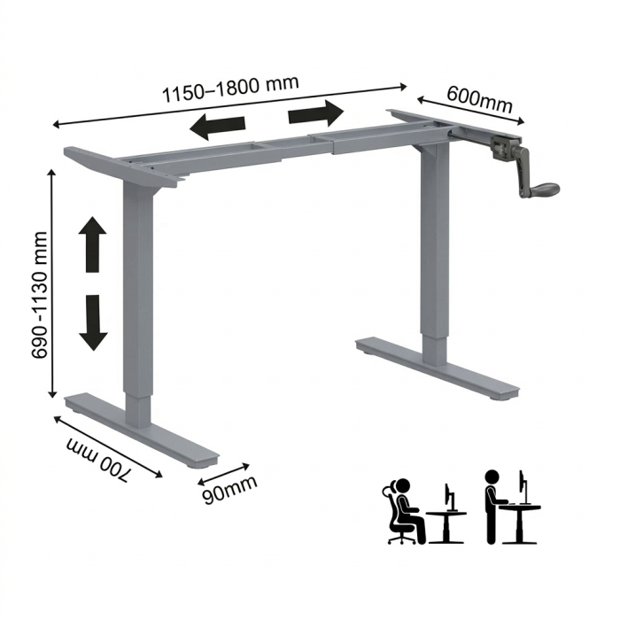 cadru-birou-reglabil-manivela-genius-gri-metalic [5]