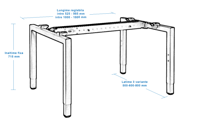 Structura-metalica-birou-reglabila pe inaltime-uno-R [2]