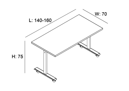 Structura pentru birou rabatabil [8]