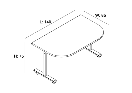 Structura pentru birou rabatabil [9]