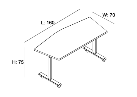 Structura pentru birou rabatabil [10]