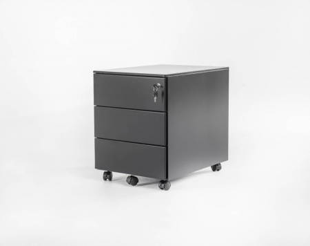 Corp mobil cu sertare (rollbox) - Caseriera metalica cu 3 sertare