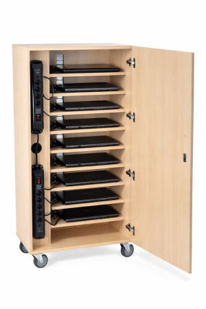 Mobilier scolar - Dulap laborator informatică pentru încărcarea a 10 laptopuri