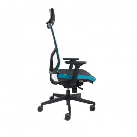 Scaunul gaming BATTLE CYAN [1]