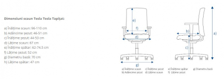 Scaun tapitat model Tesla [3]