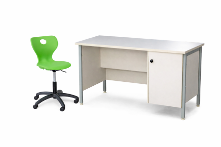 Mobilier scolar - Set catedră laborator profesor cu scaun ergonomic