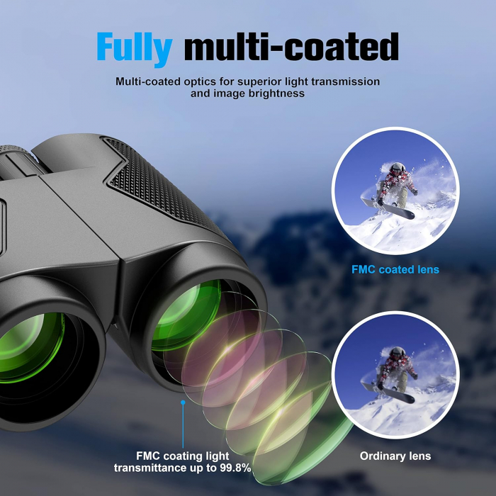 Binoclu Compact 10x25 – Ideal pentru Observarea Naturii, Drumetii si Concerte [5]