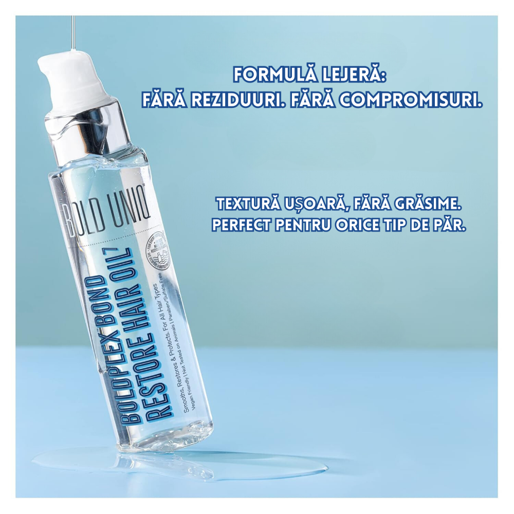 BoldPlex 7 Ulei Reparare Intensa Par - Hidratare, Protectie Termica, Stralucire si Reparare pentru Par Uscat, Deteriorat sau Cret, 100 ml [8]