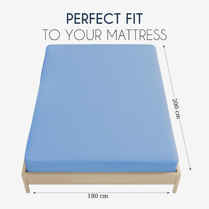 Cearceaf cu Elastic Dreamzie 180x200 cm din Microfibra – Confort Suprem, Certificat Oeko-Tex [5]