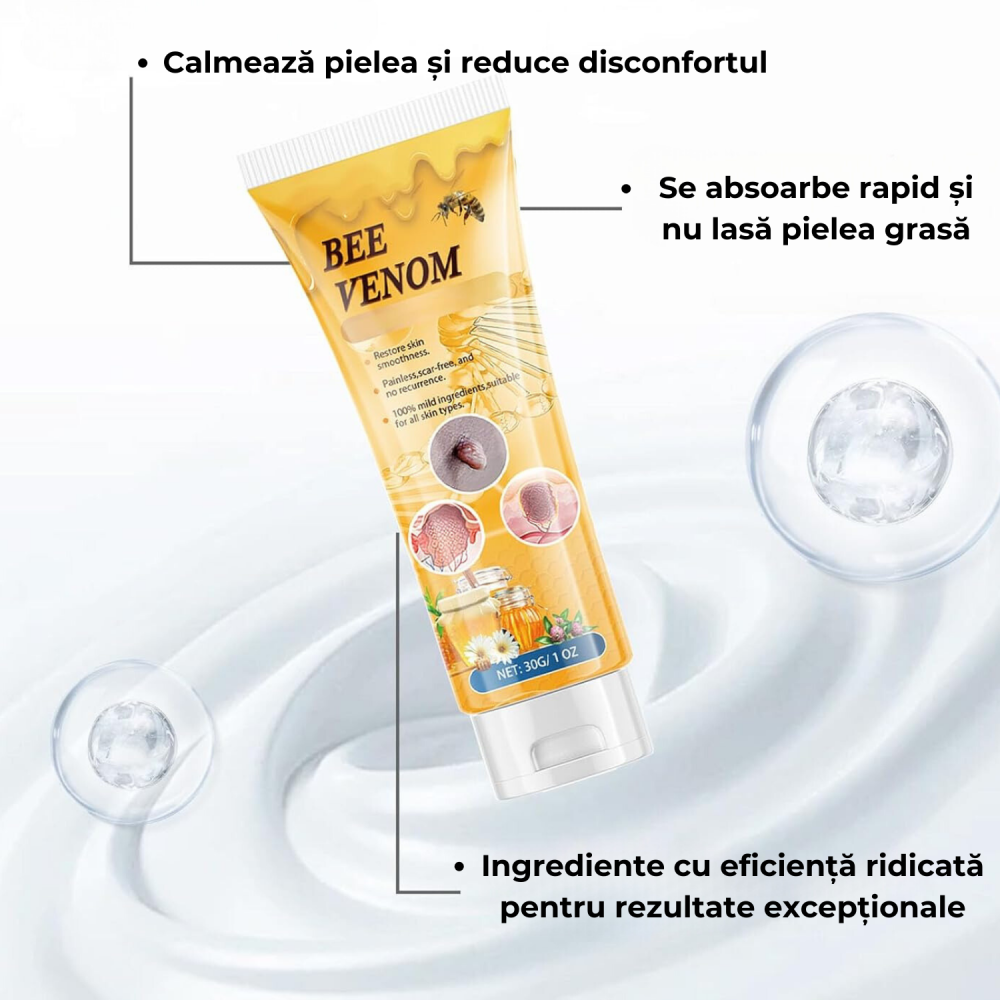 Crema Magica cu Extract de Venin de Albine – Solutia Ideala pentru O Piele Neteda si Sanatoasa, 2 X 30 g [4]