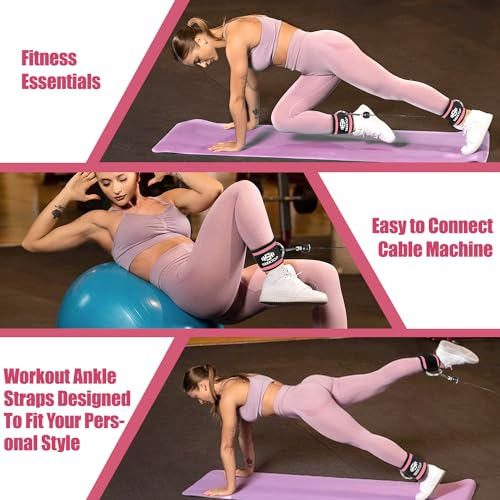 Curele de glezna pentru fitness - Accesoriu premium pentru antrenamente eficiente si confortabile [4]