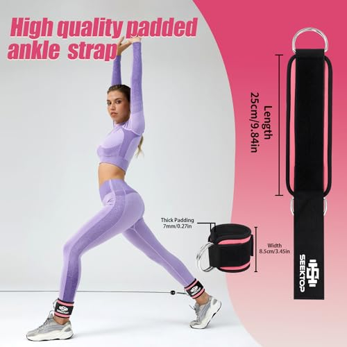Curele de glezna pentru fitness - Accesoriu premium pentru antrenamente eficiente si confortabile [3]
