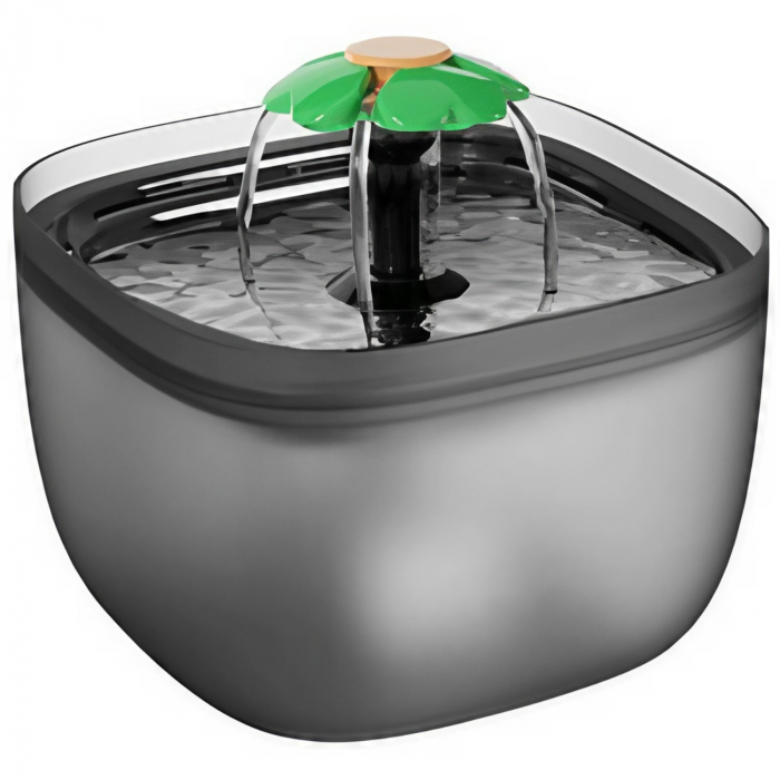 Dispenser automat de apa pentru animale de companie, Sistem Silentios si Ultrasonic, Design Modern, fara BPA cu cablu USB [1]