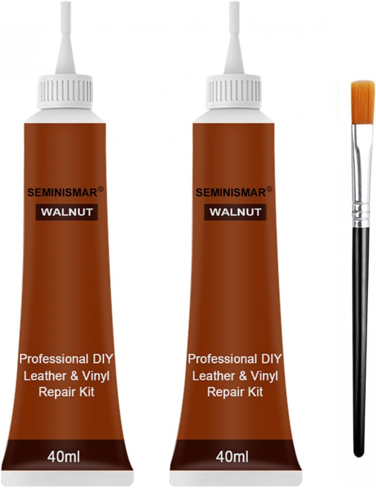 Gel Reparare Piele - Crema Profesionala pentru Reparatii Rapide si Eficiente pe Suprafete din Piele si Imitatie de Piele, 2 X 40 ml [1]