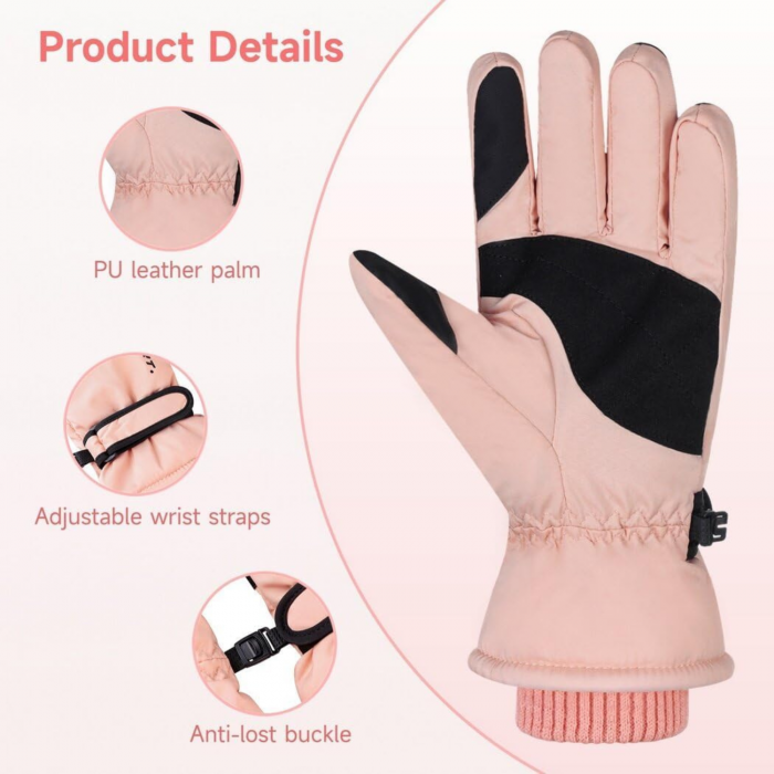 Manusi de Iarna pentru Femei Stefania, Antiderapante, Impermeabile, Rezistente la Vant, Calduroase, pentru Schi si Activitati de Iarna, cu Functie Touch Screen [3]