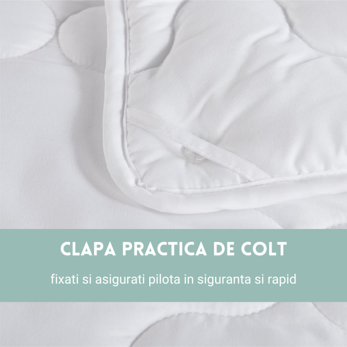 Pilota 4 Sezoane 155 x 220 cm – Super Moale, Respirabila, Ideala pentru Persoane cu Alergii, Certificare Oeko-Tex Standard 100 [7]