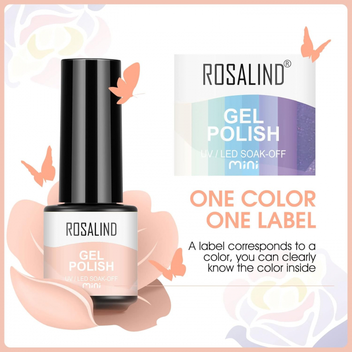 Set Oja Gel UV pentru Unghii - 12 Culori, Kit Complet pentru Manichiura Acasa, Nude Inchis [9]