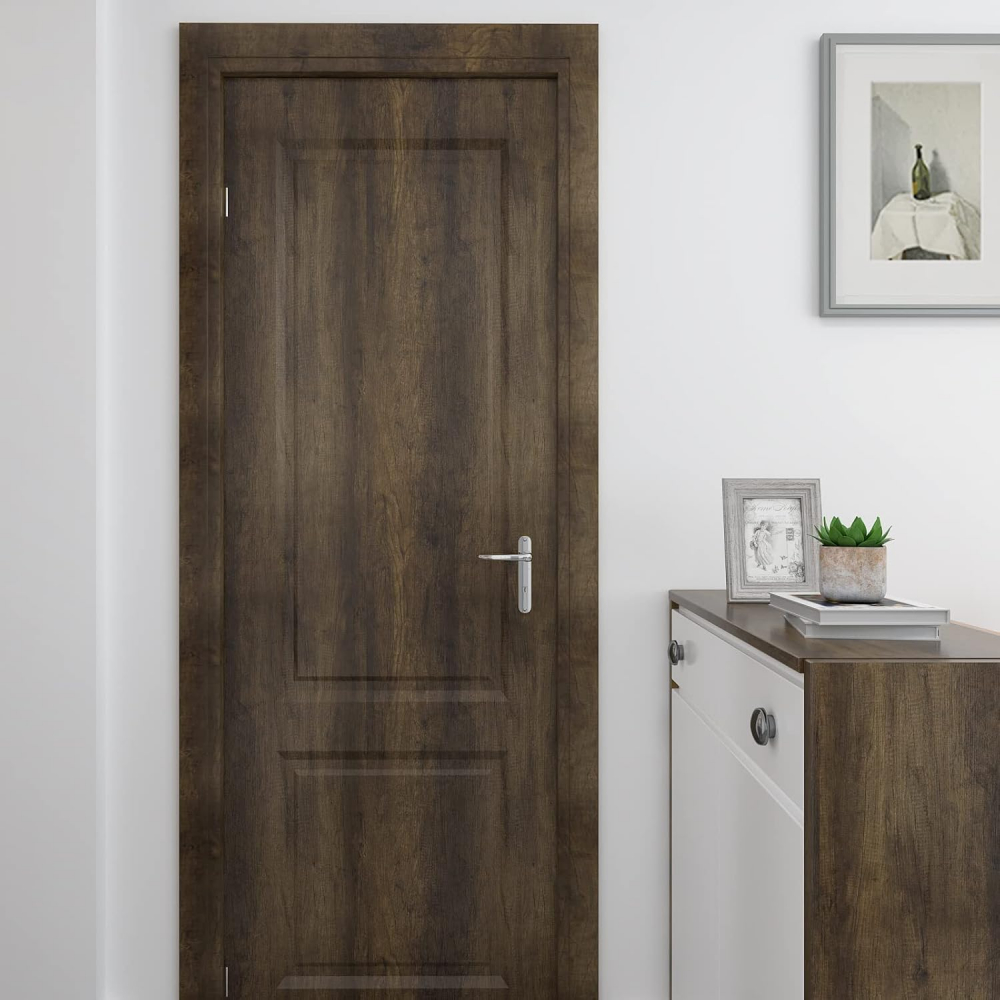 Tapet Autocolant Efect Lemn Inchis – 60cm x 300cm, Solutia Ideala pentru Renovari Rapide si Elegante [4]