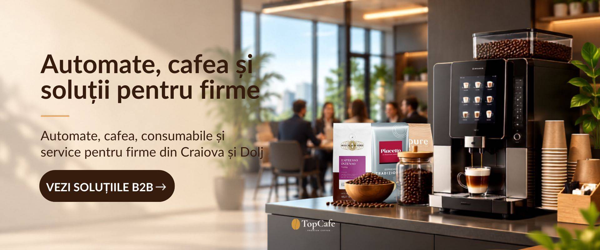 Automate de cafea pentru firme – TopCafe Craiova