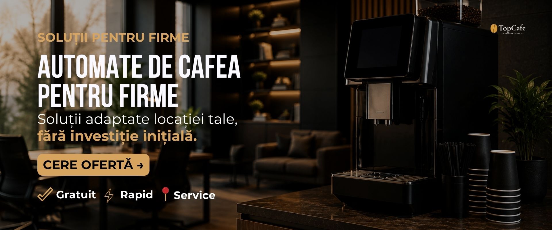 Automate de cafea pentru firme