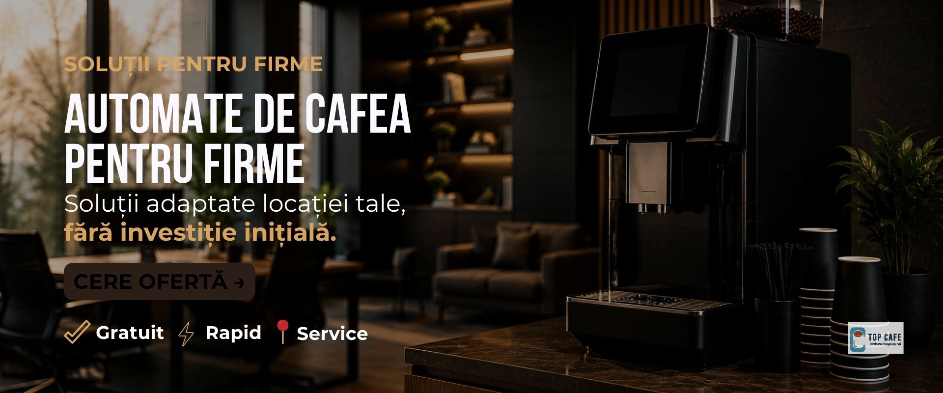 Automate de cafea pentru firme