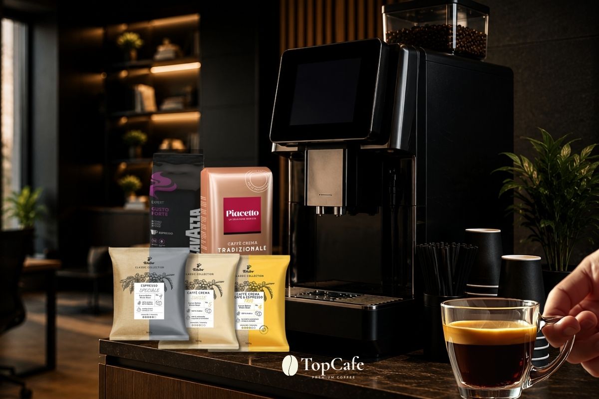Cafea boabe recomandată pentru espressoare automate