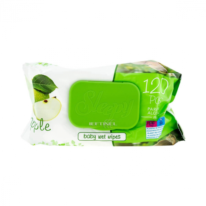 Servetele umede Sleepy 120buc Apple [2]