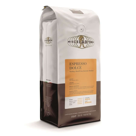 Cafea boabe - Espresso Dolce 1000g - Cafea Premium pentru Espresso Perfect