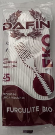 HoReCA - Furculite biodegradabile CPLA 25buc/set