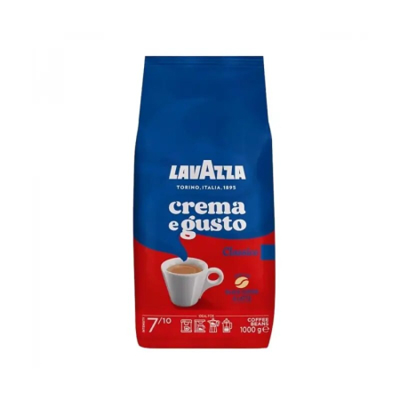Cafea boabe - Cafea boabe Lavazza Crema e Gusto Classico 1kg, blend Arabica-Robusta