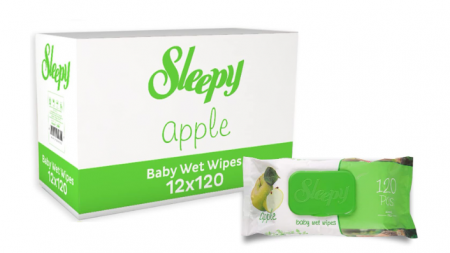 Servetele umede Sleepy 120buc Apple [3]