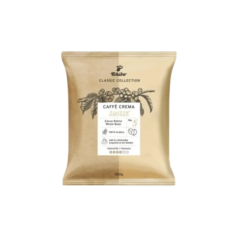 Cafea boabe - Tchibo Creme Suisse 500g – cafea boabe 100% Arabica, ambalaj pungă