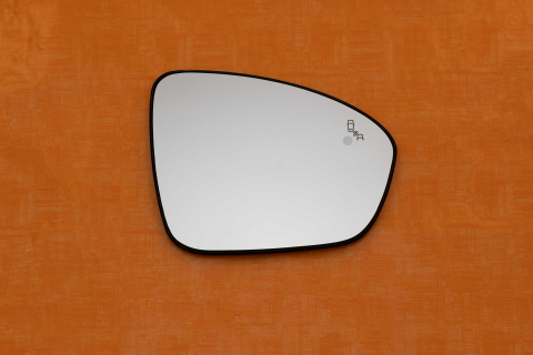 Oglinzi auto - Geam oglinda Dacia Logan 3, Sandero; Stepway Jogger 2021-2024, sticla cu funcție blind spot / senzor pentru unghi mort