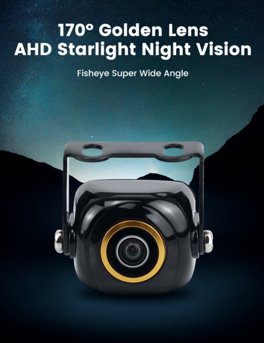 Camera marsarier/frontala AHD/CVBS unghi 170 grade cu Night Vision 1280x720p [4]