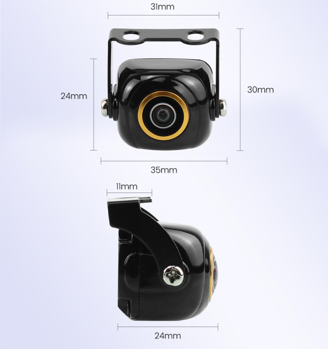 Camera marsarier/frontala AHD/CVBS unghi 170 grade cu Night Vision 1280x720p [3]