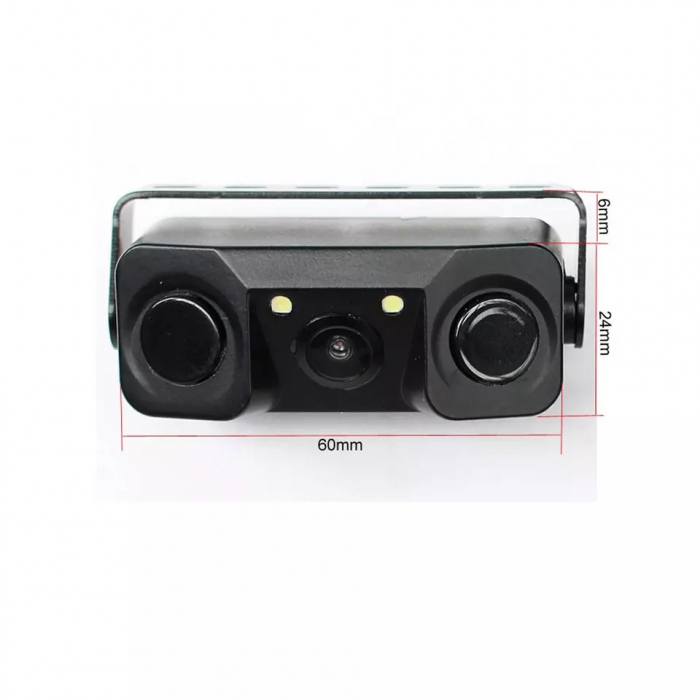 Camera marsarier auto cu 2 senzori parcare, camera mers inapoi [3]