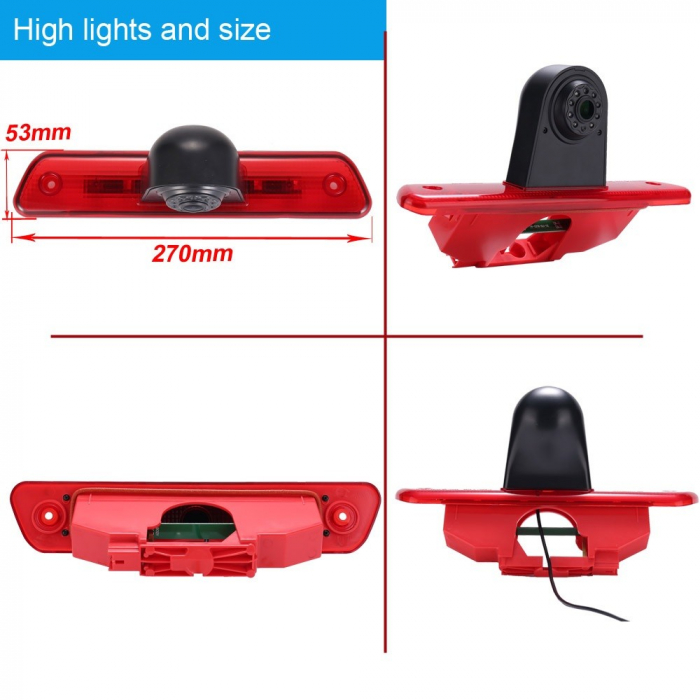 Camera marsarier dedicata Peugeot Expert (2007 - 2016) Fiat Scudo (2007 - 2016) Citroen Jumpy (2007 - 2016) Toyota Proace (2007 - 2016) [6]