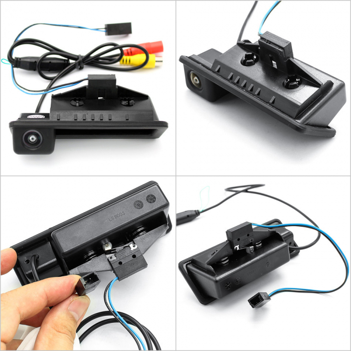 Camera marsarier Bmw Seria 3 E90 E91 E92 E93 (2004-2012), fisheye 720p AHD [3]